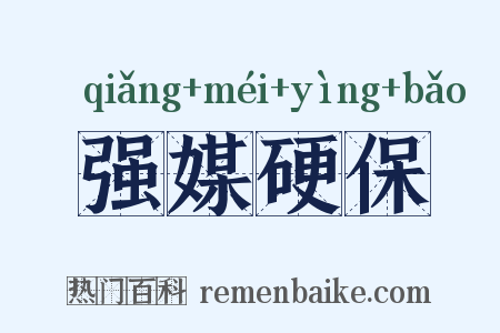 强媒硬保是什么意思的图片